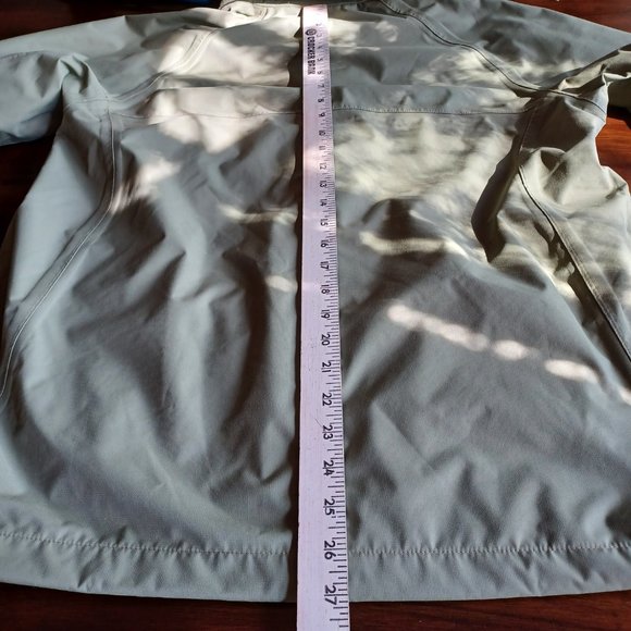 SOLD!--Quechua Decathlon Ebay Logo Rain Jacket, Olive Green, Men's Small - Picture 12 of 14